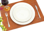 Nickino Luxury Placemat Set (Soccer Brown)-Pack of 6