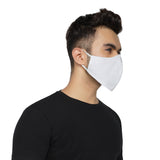 Suntop Designer Fashion Mask(Mens)-Pack of 2(White Lenin)