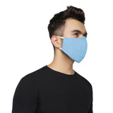 Suntop Designer Fashion Mask(Mens)-Pack of 2(Azure Blue)