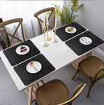 Nickino Luxury Placemat Set (Soccer Black)-Pack of 6