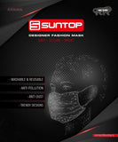 Suntop Designer Fashion Mask(Womens)-Pack of 2(Modern Check)