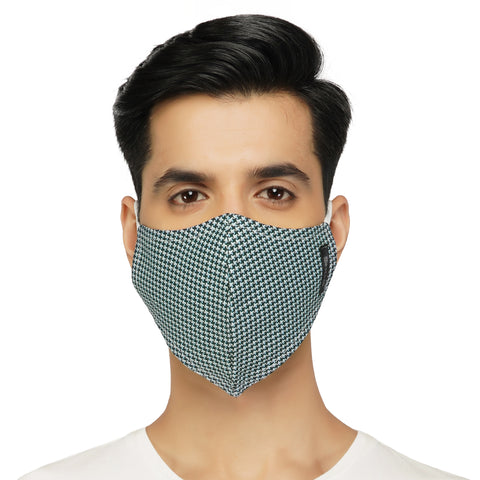 Suntop Designer Fashion Mask(Mens)-Pack of 2(Mineral Halftone)