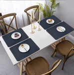 Nickino Luxury Placemat Set (Modish Blue)-Pack of 6