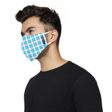 Suntop Designer Fashion Mask(Mens)-Pack of 2(Blue White Checkered)