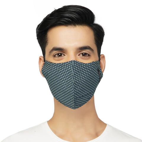 Suntop Designer Fashion Mask(Mens)-Pack of 2(Lush Green)