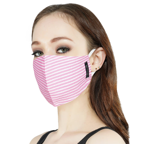 Suntop Designer Fashion Mask(Womens)-Pack of 2(Blaze Pink)