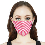 Suntop Designer Fashion Mask(Womens)-Pack of 2(Checkered Pink)