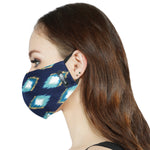 Suntop Designer Fashion Mask(Womens)-Pack of 2(Icy Indigo)