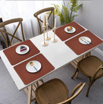 Nickino Luxury Placemat Set (Velvet Touch Brown)-Pack of 6