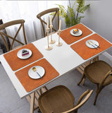 Nickino Luxury Placemat Set (Soccer Brown)-Pack of 6