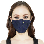 Suntop Designer Fashion Mask(Womens)-Pack of 2(Star Blue)